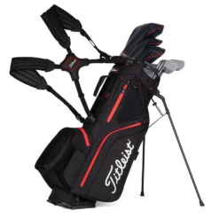 Titleist Hybrid 5 Stand Bags - 2023 -Hot Sale Golf Shop 2021 Hybrid 5 Black Black Red TB21SX6 006 01 60790.1678403874