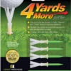 4 Yards More Golf Tees - Green 4 Inch (4 Pak)