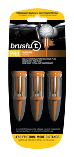 Brush-T Bristle Golf Tees - Oversize (3 Pak)