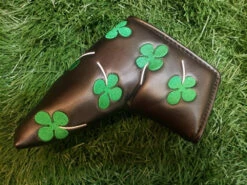 Black Lucky Clover Putter Covers