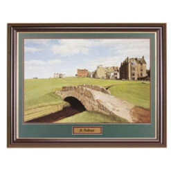 St. Andrews Framed Golf Art