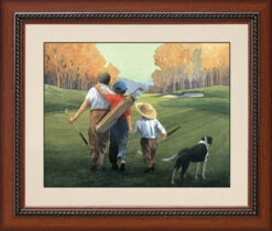 "Buddies For Life" 22" X 25" Framed Artwork