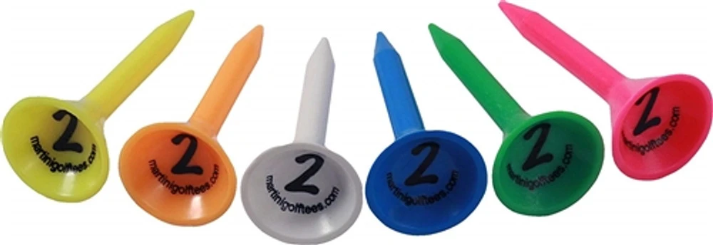 Martini Golf Tees - 2 Inch (6 Pk) 4 Martini Golf Tees - 2 Inch (6 Pk) - Image 2