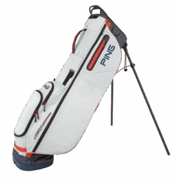 PING Golf Hoofer Craz-E-Lite Carry Bags -Hot Sale Golf Shop Hoofer CrazELite 05 White Navy Red 04229.1659460256