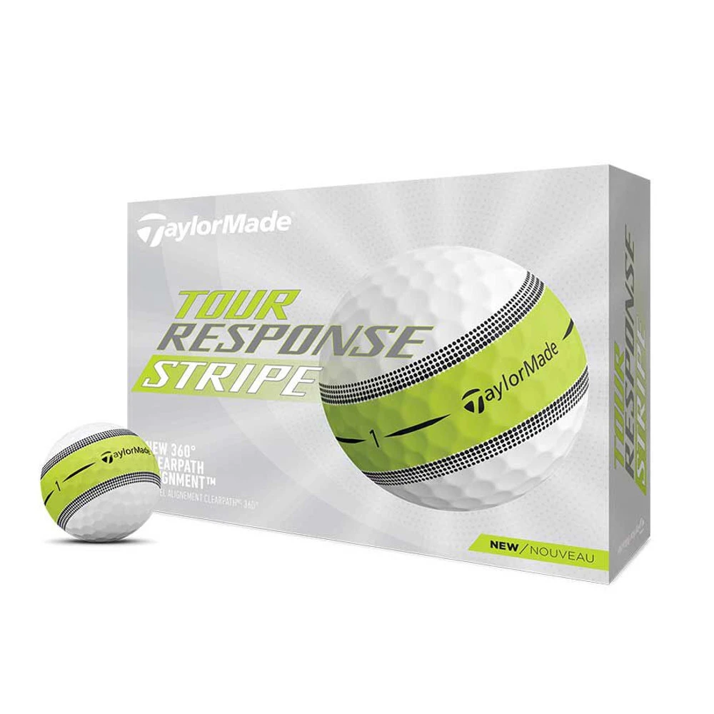 TaylorMade Tour Response Stripe Golf Balls - 2022 3 TaylorMade Tour Response Stripe Golf Balls - 2022