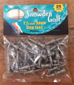 Snowden Golf 1 1/4" Plastic Step Tees