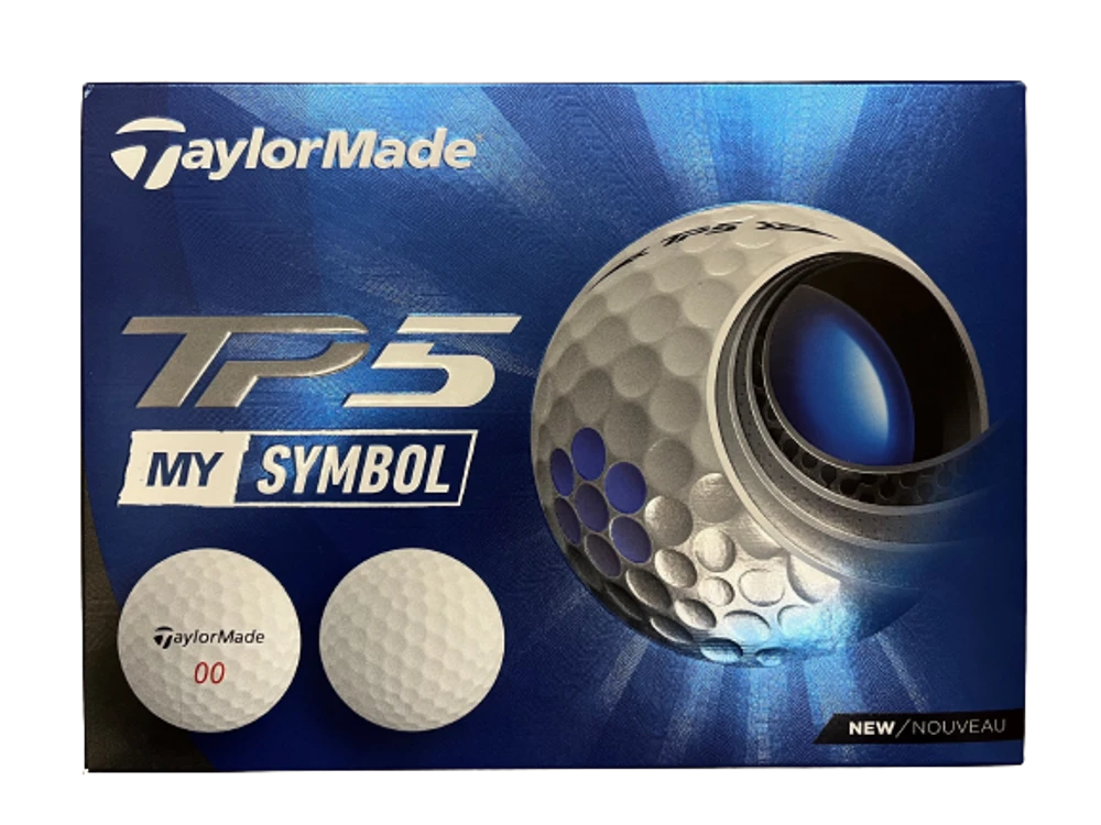 TaylorMade TP5 My Symbol #00 Golf Balls 4 TaylorMade TP5 My Symbol #00 Golf Balls - Image 2