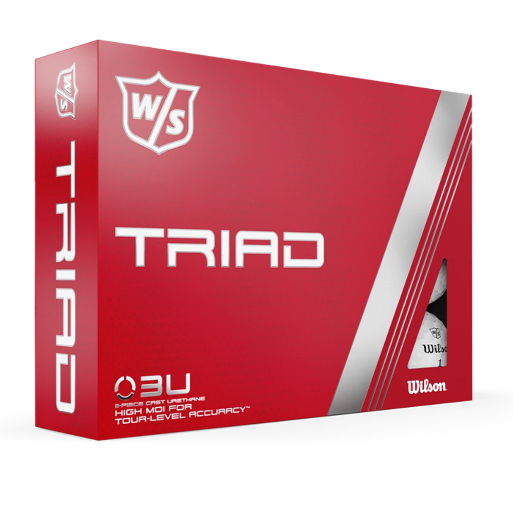 Wilson Staff Triad Golf Balls - 2022 3 Wilson Staff Triad Golf Balls - 2022