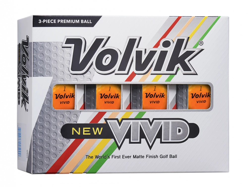 Volvik Vivid Golf Balls - 2022 3 Volvik Vivid Golf Balls - 2022