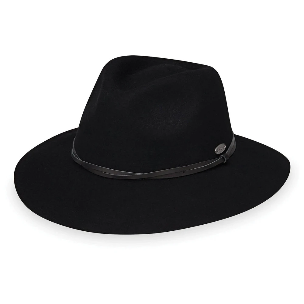 Wallaroo Women's Aspen Wool Felt Fedora Hat 5 Wallaroo Women's Aspen Wool Felt Fedora Hat - Image 3