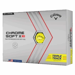 Callaway Chrome Soft X LS Triple Track Golf Balls - 2022 -Hot Sale Golf Shop balls 2022 chrome soft x ls triple track yellow 1446 1 28742.1643315659