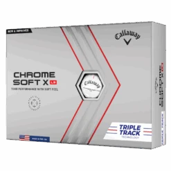 Callaway Chrome Soft X LS Triple Track Golf Balls - 2022