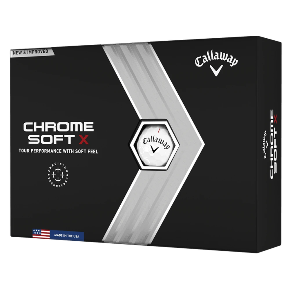 Callaway Chrome Soft X Golf Balls - 2022 3 Callaway Chrome Soft X Golf Balls - 2022