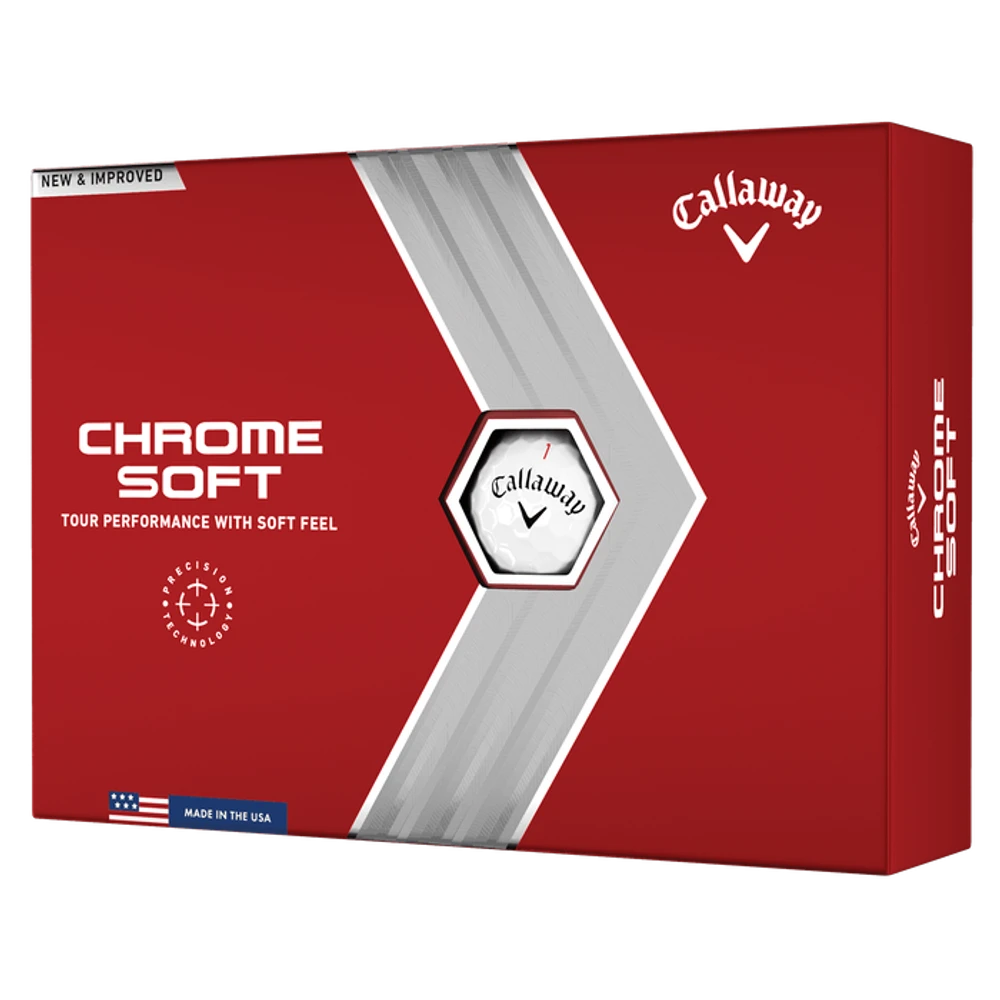 Callaway Chrome Soft Golf Balls - 2022 3 Callaway Chrome Soft Golf Balls - 2022