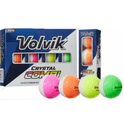 Volvik Crystal Combi Golf Balls - 2022