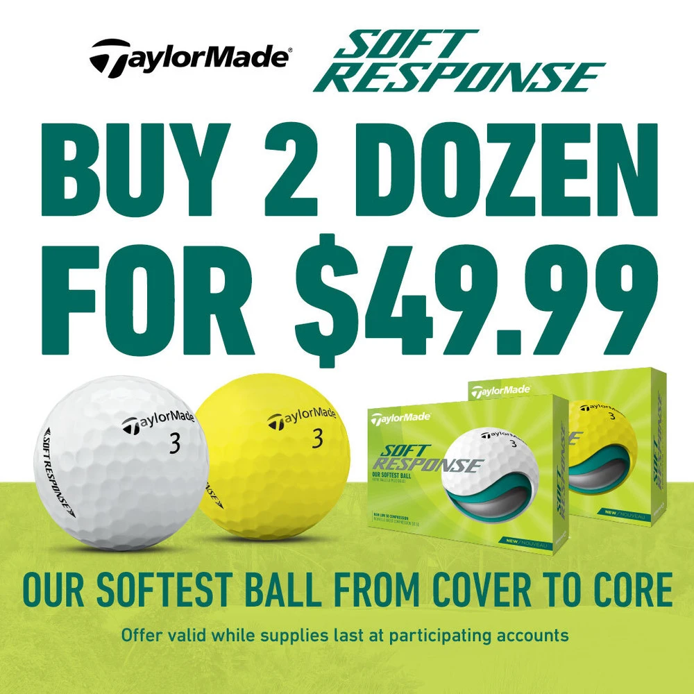 TaylorMade Soft Response Golf Balls - 2022 3 TaylorMade Soft Response Golf Balls - 2022